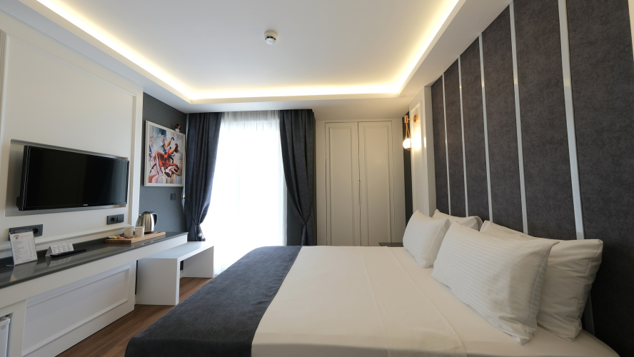 Deluxe Double room with balcony and with park view