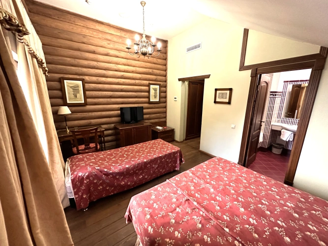 Standard Triple Family room with balcony and with partial sea view