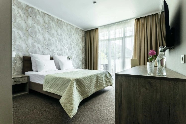 3-room (Third Building) Double Apartment with balcony and with view
