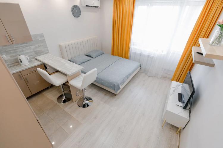 Фотография номера квартиры Квартира Красивая Нежная Студия со Всеми Удобствами