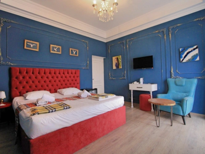Deluxe room with balcony and with sea view