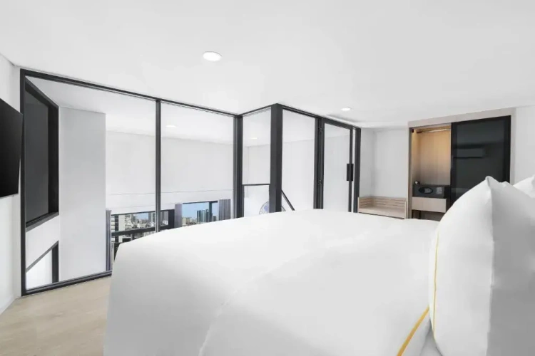 Premier Double Duplex Studio with balcony and with city view