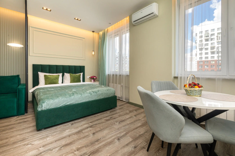 Фотография номера квартиры Апартаменты «Ментоловое Настроение» в районе ВДНХ «Эстет Апарт»