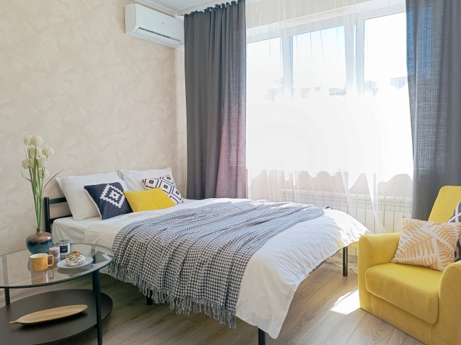 Фотография номера квартиры Апартаменты DeNewhome в центре Левого берега