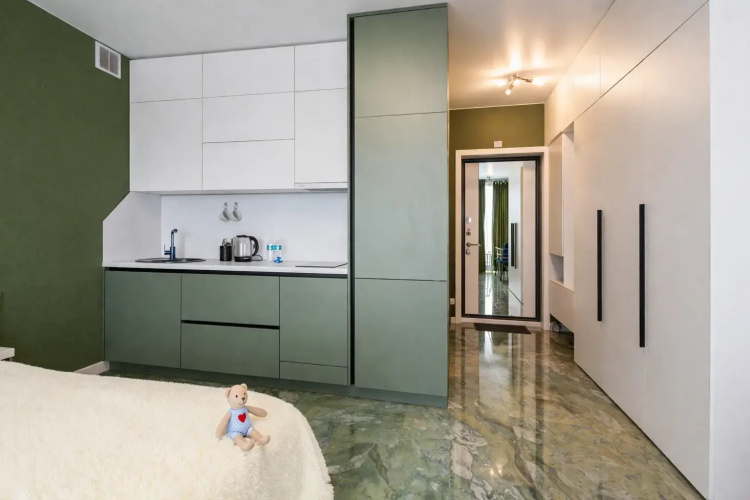 Mam Apart Dlya Dvoikh s Teploy Atmosferoy u Metro + Bonus Produktovaya Korzina ot 3-h Dney Flat