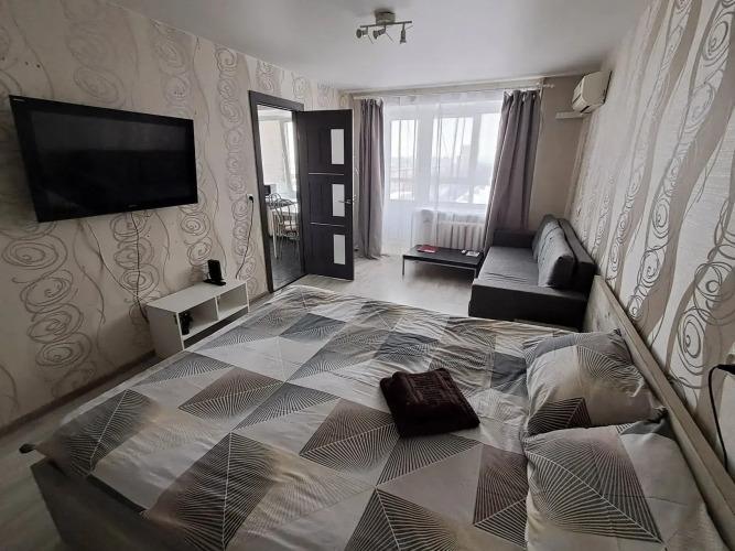 Фотография номера квартиры Квартира Однокомнатная квартира с панорамным видом на город