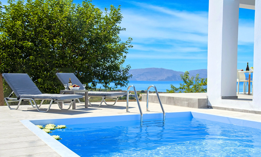 Cretan Sunset Villa Heated Pool
