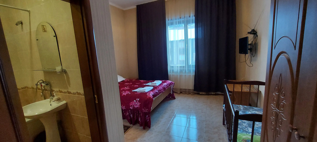 Двухместный номер Standard с видом на горы двуспальная кровать