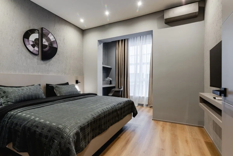 V Sovremennom Stile s Vidom na Gory Flat