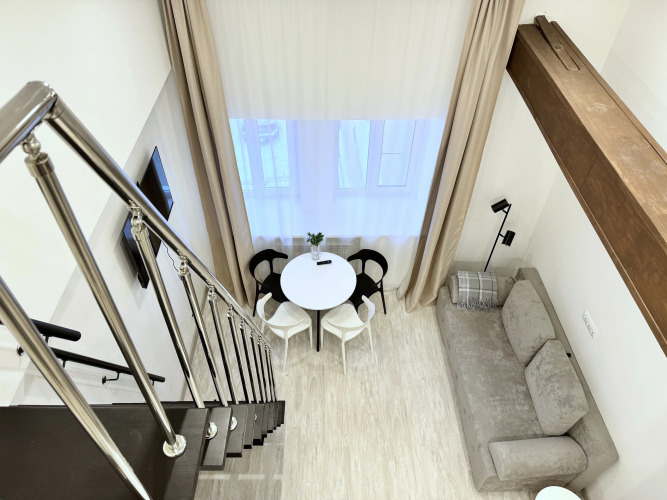 Фотография номера квартиры Апартаменты Сутки-Дом - Лестница 3