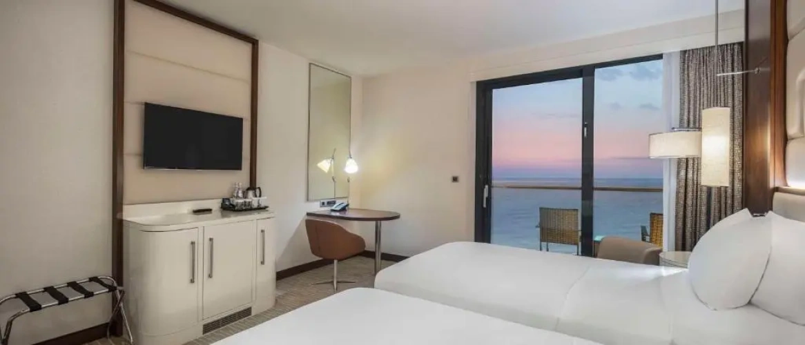 Guest Twin room with balcony and with sea view
