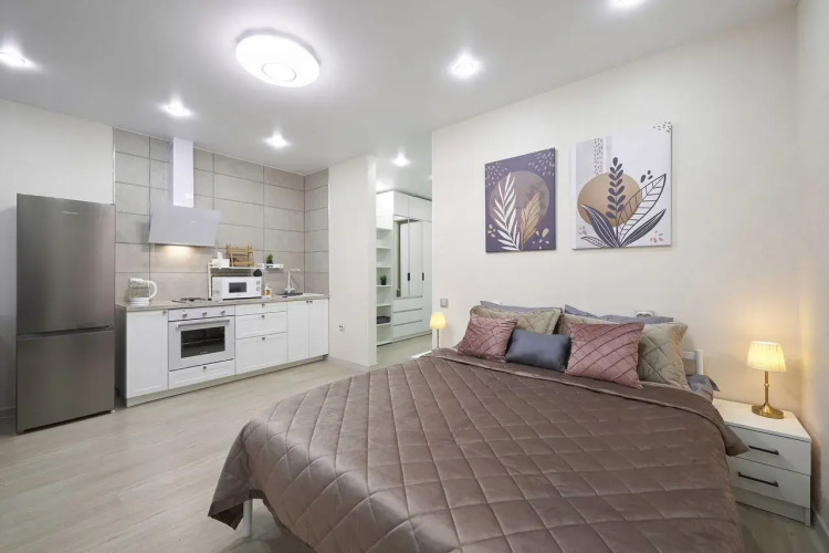 Фотография номера квартиры Квартира Студия комфорт-клaсcа в ЖК Koрнeй