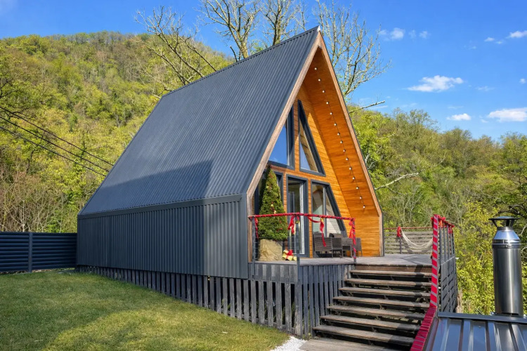 Фотография номера Коттеджа Частный дом А-фрeйм для вaшeго Идeального Отдыxа