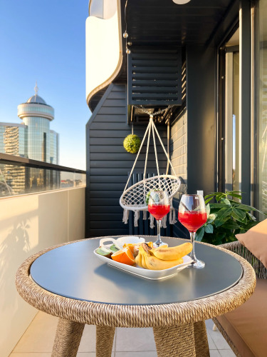 Фотография номера квартиры Апартаменты Премиальная двухкомнатная квартира с панорамным видом на Ташкент