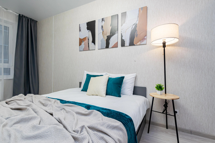 Фотография номера квартиры Квартира Уютная современная однокомнатная на ДКЖ у ЖД вокзала