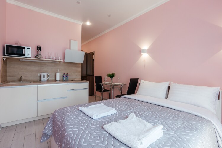 Фотография номера квартиры Апартаменты Red Apartments Арт Лайт Розен