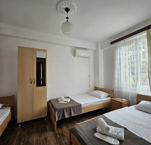 Economy Triple room with courtyard view