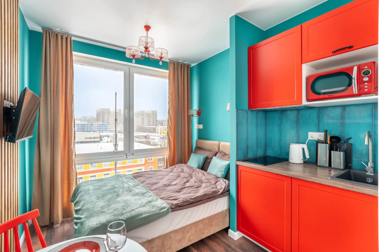 Фотография номера квартиры Апартаменты 1 Happy People на 1-ой Магистральной