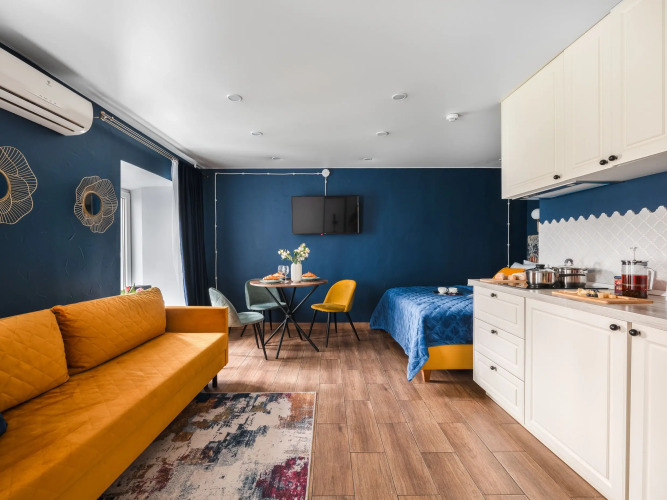 Фотография номера квартиры Апартаменты Velvet by Smart Lofts на Бауманской