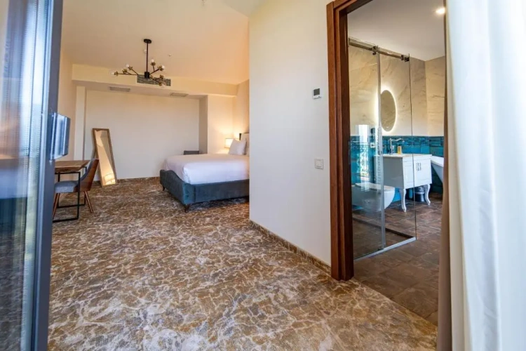 Executive Double Suite with balcony and with mountain view