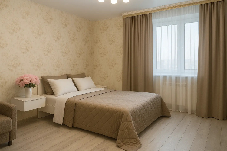 Фотография номера квартиры Апартаменты Пятница возле ТЦ Рио/ до 5 чел