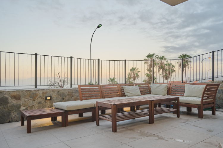 Villa with balcony and with view