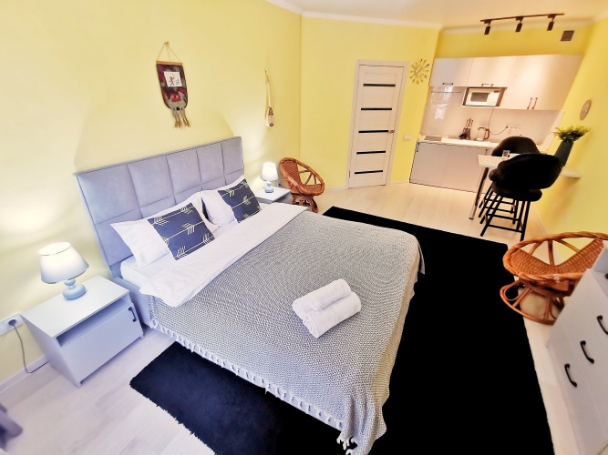 Фотография номера квартиры Апартаменты M.O.O.N. APARTMENTS River Park