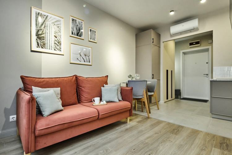 Фотография номера квартиры Апартаменты INCHU Velvet м. Савеловская с бесконтактным заселением 1