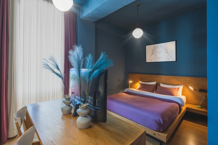 1 Bedroom Superior Double Apartment with balcony and with view