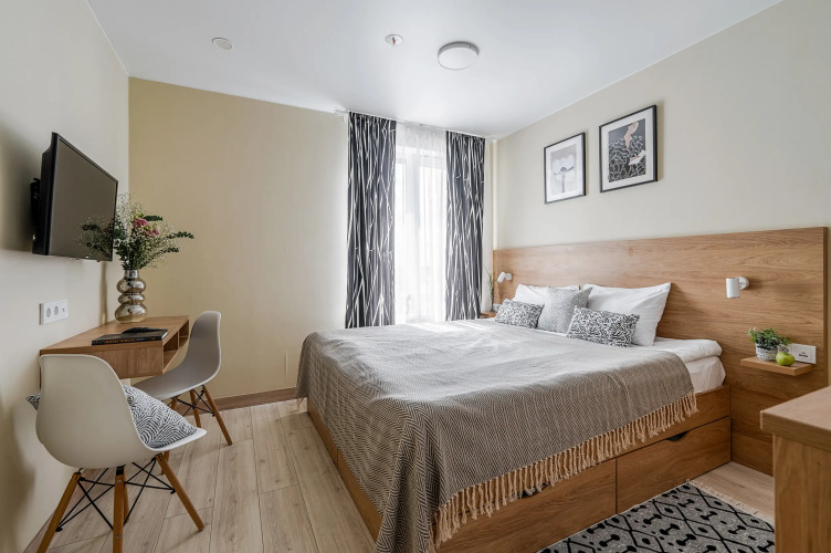 Фотография номера квартиры Апартаменты видовые Zoom на 9 этаже