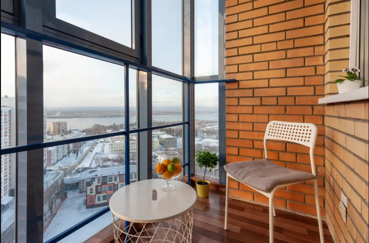 Фотография номера квартиры Квартира EL'HOME Евродвушка с панорамным видом на Волгу