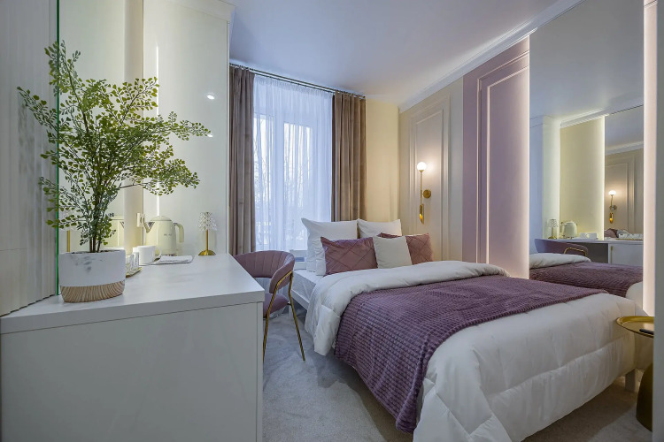 Фотография номера квартиры Апартаменты Стильная Студия в Самом Центре на Алексеевской