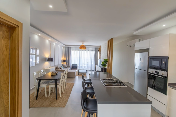 2 Bedrooms Premium Quadruple Apartment with balcony and with view