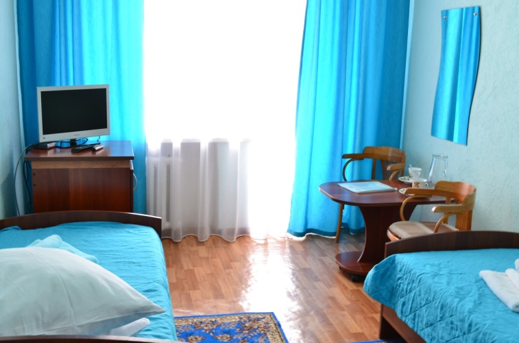 Standard Twin room with balcony and with view