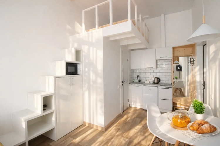 Фотография номера квартиры Апартаменты Сканди двухуровневая