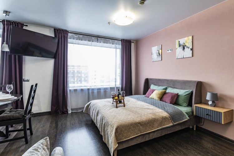 Фотография номера квартиры Апартаменты DailyDwell на Шейнкмана в Центре Екатеринбурга с панорамным видом