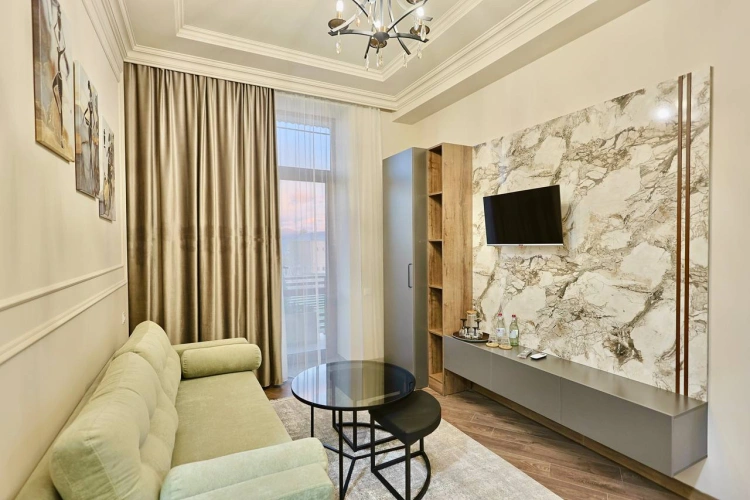 Standard Family room with balcony and with courtyard view