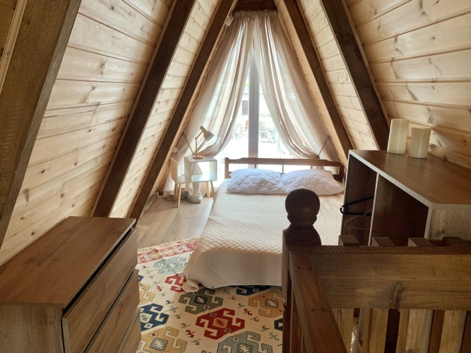 2 Bedrooms Quadruple Cottage with balcony and with garden view