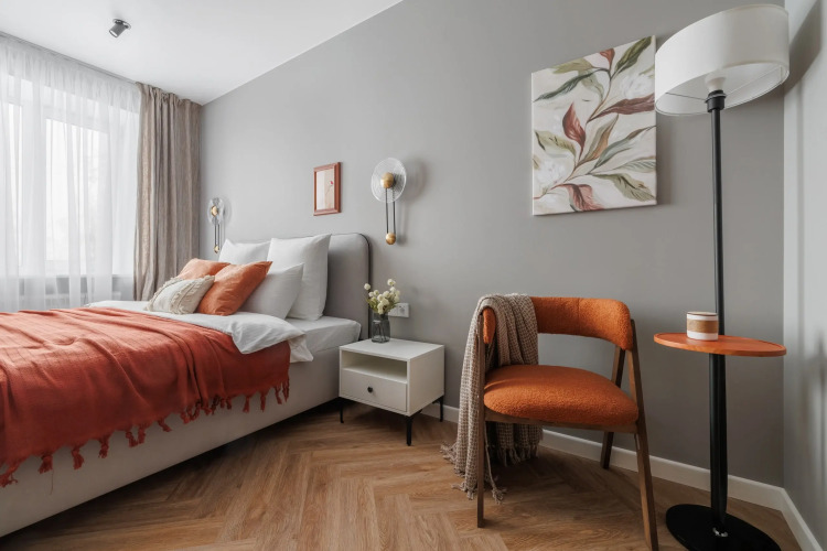 Фотография номера квартиры Квартира Вельвет с видом на набережную