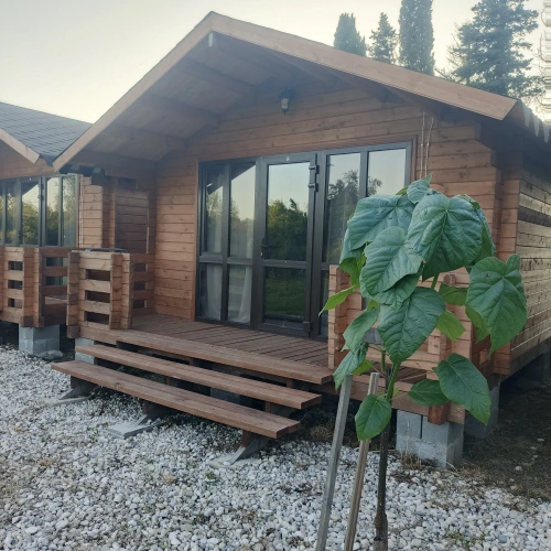 Double Cottage with balcony and with mountain view