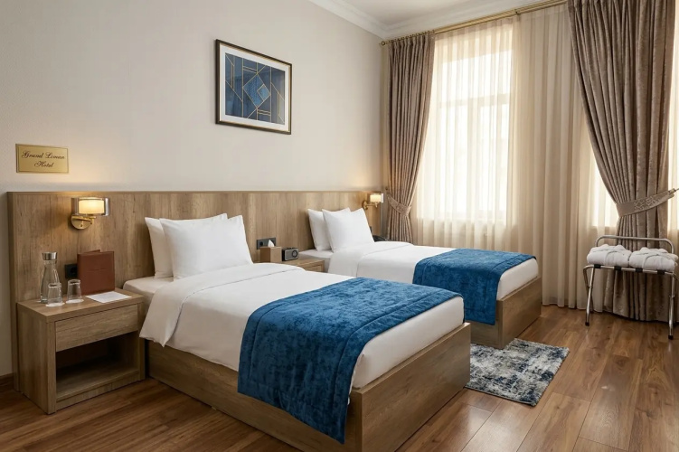 Deluxe room with balcony and with view