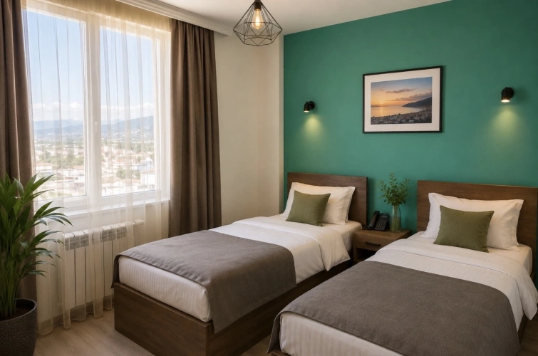 Superior Twin room with garden view
