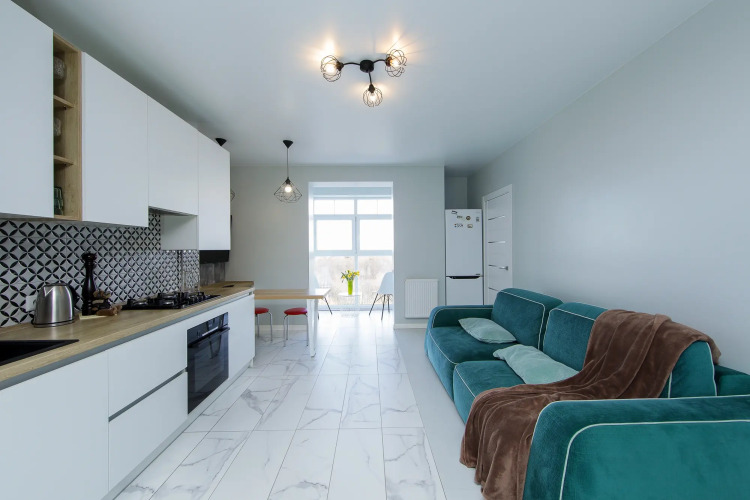 Фотография номера квартиры Апартаменты Море & Лес