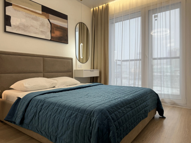 Фотография номера квартиры Апартаменты Студия с Панорамными Окнами на 7 Этаже