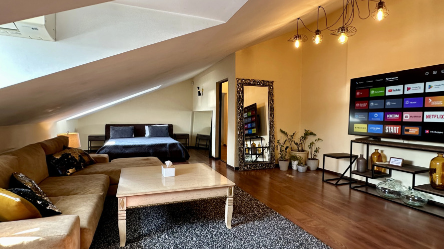 Фотография номера квартиры Апартаменты Двухкомнатная Студия с Видом на Санкт-Петербург!