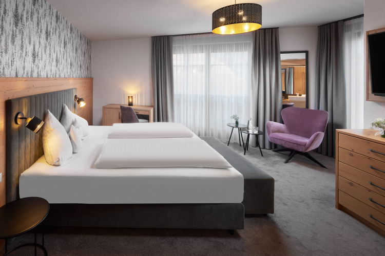 Deluxe Double room with balcony and with view
