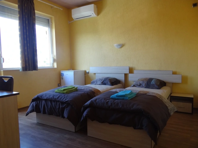 Standard Twin room with balcony and with view