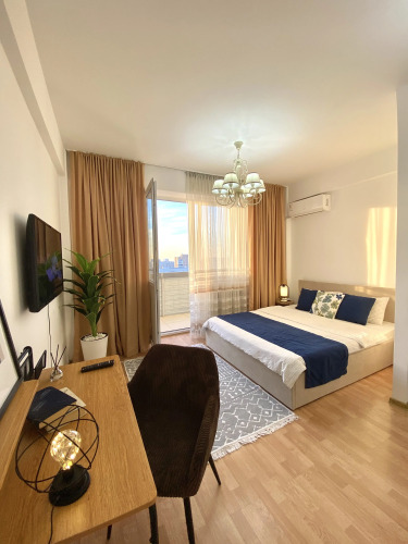 Фотография номера квартиры Квартира Уютная Студия с Видом на Город