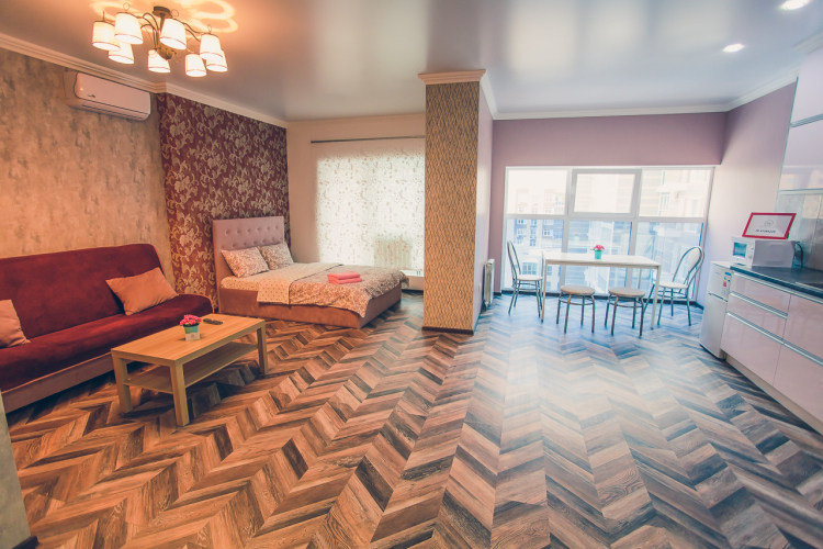 Фотография номера квартиры Апартаменты Октябрьской Революции 23 А Студия