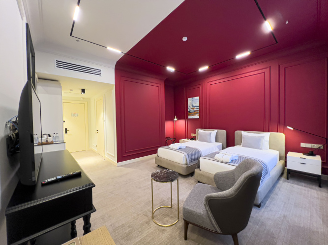 Standard Twin room with city view